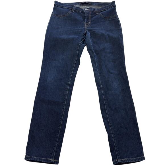 J Brand Jeans Womens 28 Dark Wash Denim Super Skinny Starless Stretch Made USA - Picture 1 of 10